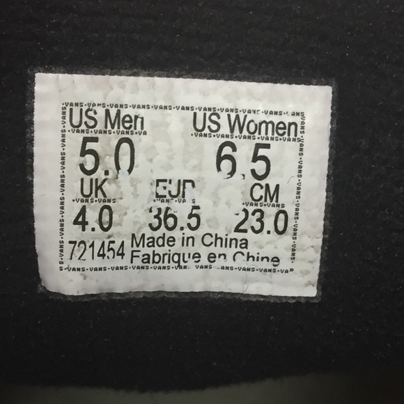 Vans Sk8 High-Cut Sneakers 6.5 Peanut ButterJelly. - Picture 8 of 9